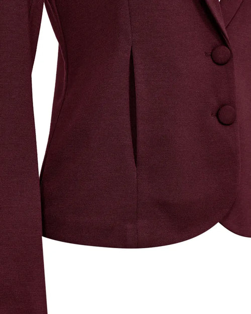 Blazer port royale Viskose Elasthan