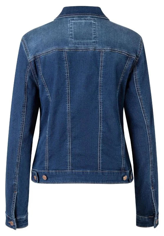 Jeansjacke blue wash Baumwolle Elasthan