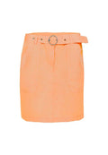 Rock Minirock orange Baumwolle
