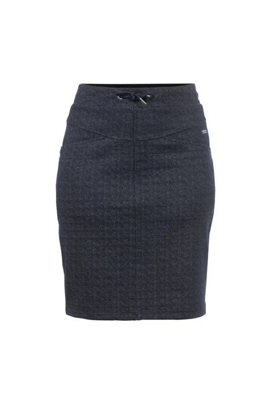 Rock, marineblau, Mischgewebe aus Polyester, Viskose und Elastan